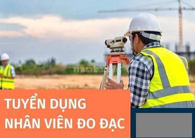 CTY ĐO ĐẠC BẢN ĐỒ G&T LAND tuyển 5 NV đo đạc làm tại Q12 