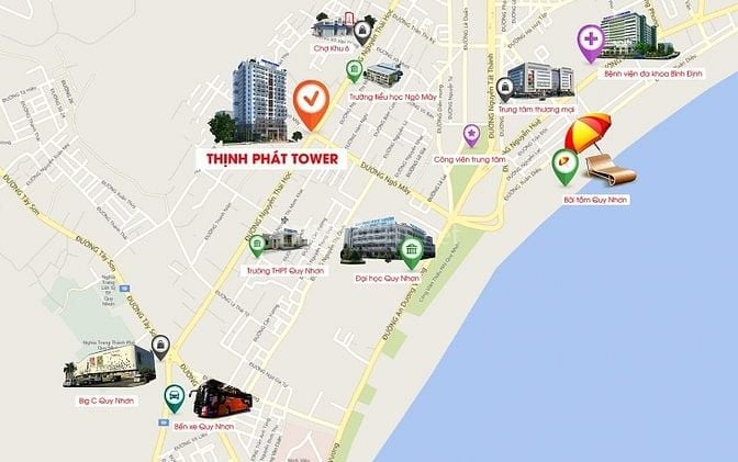 Bán nhà phố 3 tầng đường Thanh Niên, thành phố Quy Nhơn