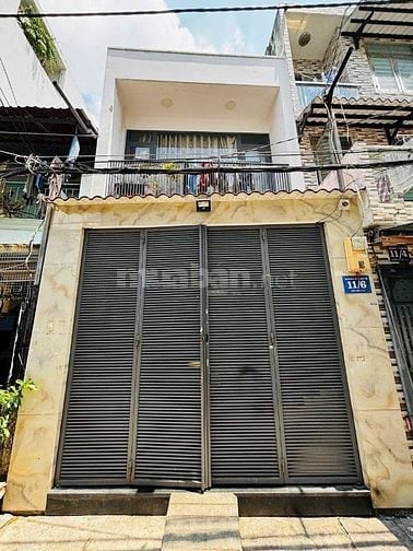 Nhà 11/6 Liên Khu 2-10. 4x11. Trệt Lầu. Hẻm 5m thông. 4,38 Tỷ