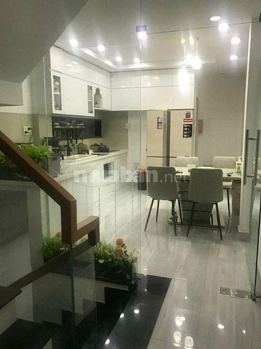 NHÀ 4 TẦNG - GÓC 2 MẶT TIỀN ĐƯỜNG VẠN KIẾP - KHU ĂN UỐNG 
