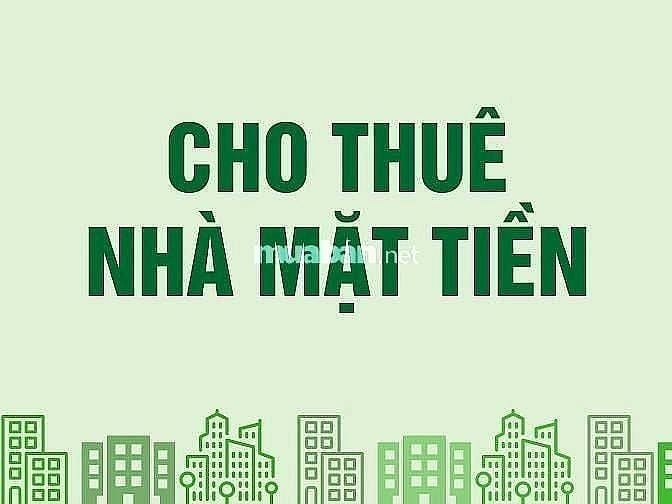 Cho thuê nhà mặt tiền đường Phan Chu Trinh, phường 14, Bình Thạnh