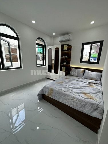 Giá tốt,2lau,Nguyễn Văn Đậu,Bình Thạnh,4x12m,Full nội thất,hơn 5ty