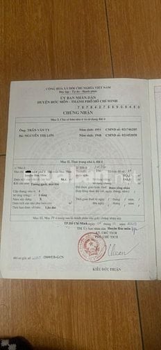 Bán nhà 2 mặt tiền Lý Thường Kiệt, TT Hóc Môn, Huyện  Hóc Môn 12.5 tỷ