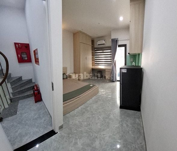 Nhà dòng tiền 55m2 thang máy, 8pkk, full pccc, full nội thất