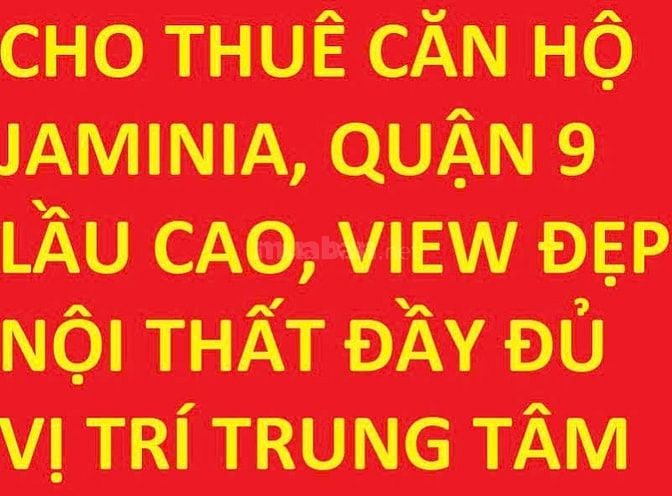Cho thuê căn hộ Jamina đường Song Hành, Quận 9, lầu cao, đủ nội thất