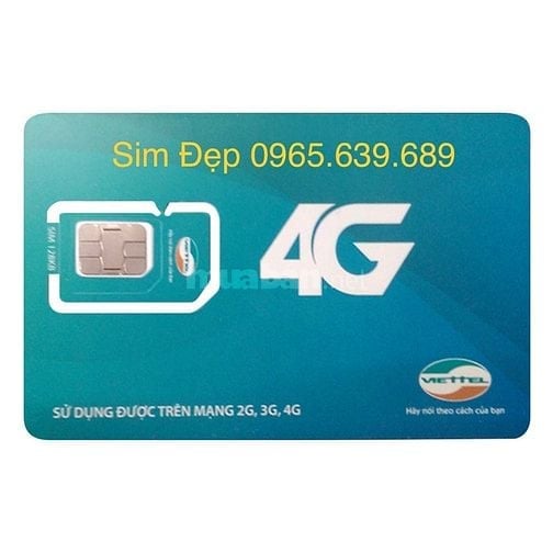 SIM VIP VIETTEL 0965.639.689 CHỈ 3.Tr