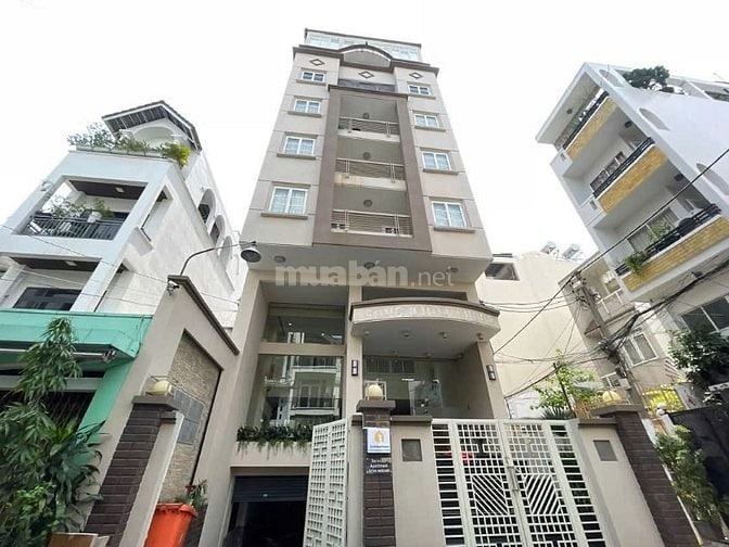 Toà nhà góc 2MT Hoàng Văn Thụ quận Tân Bình (8.1x31m) hầm 8 tầng