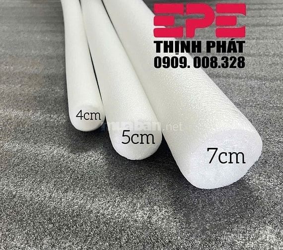 Ống xốp đặc đường kính 5mm ở Epe Thịnh Phát có giá tốt lắm