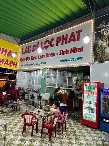 Lẩu dê Lộc phát cần tuyển nhân viên phục vụ .