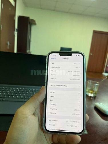 Thanh lý điện thoại iPhone 13 Pro Max xanh QT 256GB Cũ đẹp như mới