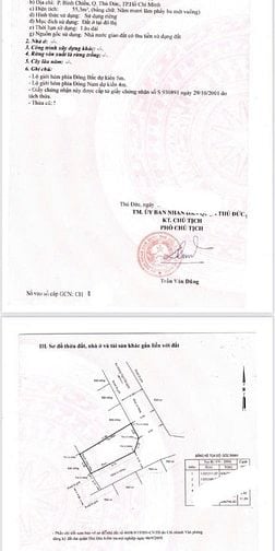 Chính chủ ra gấp lô đất nền 2 mặt tiền sát Ngô Chí Quốc Thủ ĐỨC