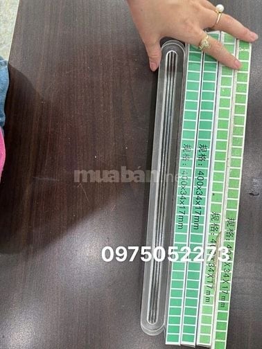 Kính thủy quan sát lò hơi 400x34x17 mm 