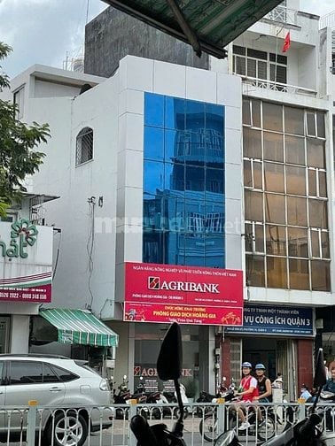 GIẢM 5T. Góc 2MT 326 Lê Văn Sỹ q3,160m2,4 tầng.HĐT 650tr/N. Chỉ 26T