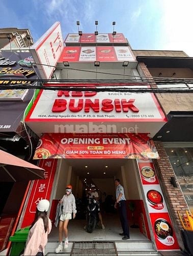Cho Thuê nhà mặt tiền Nguyễn Gia Trí KDTD trệt trống suốt