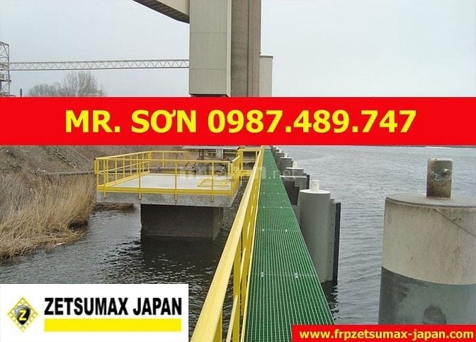 mua Tấm Sàn Ô Lưới Frp Grating, sàn lót composite, tấm frp grating
