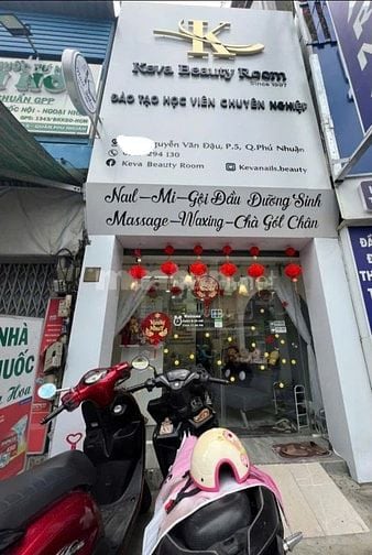 Sang tiệm Nail - Mi - Gội dưỡng sinh
