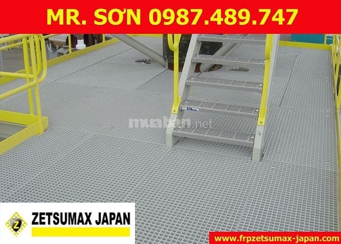 TẤM SÀN FRP 1220X2440X25MM, CAO 30MM, 38MM, 50MM - ZETSUMAX