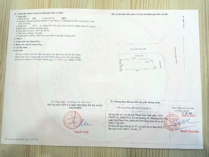CHÍNH CHỦ BÁN LÔ GÓC 2 MẶT TIỀN ĐƯỜNG NGUYỄN KHẮC VIỆN - TRẦN XUÂN HÒA
