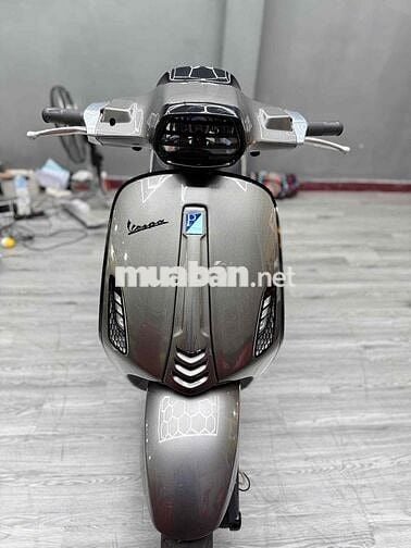 Vespa spring 218 xám titan siêu đẹp, nhìn là mê