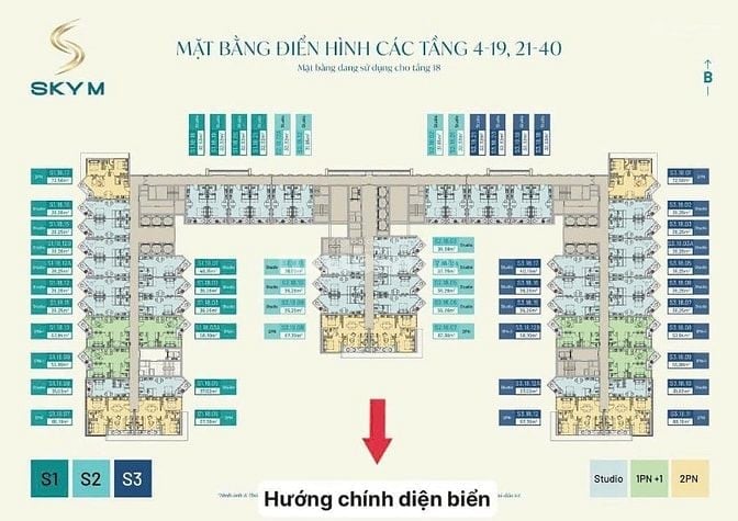 Căn hộ view biển SkyM Hạ Long,  giá 1.6 tỷ/ căn, sử dụng lâu dài