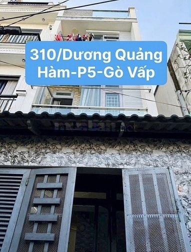 BÁN NHÀ BÊN GÒ VẤP HẺM LỚN GIÁ 2TỶ490 