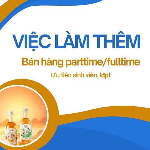 Việc làm parttime tại quận Thủ Đức cho sinh viên _Phụ bán hàng