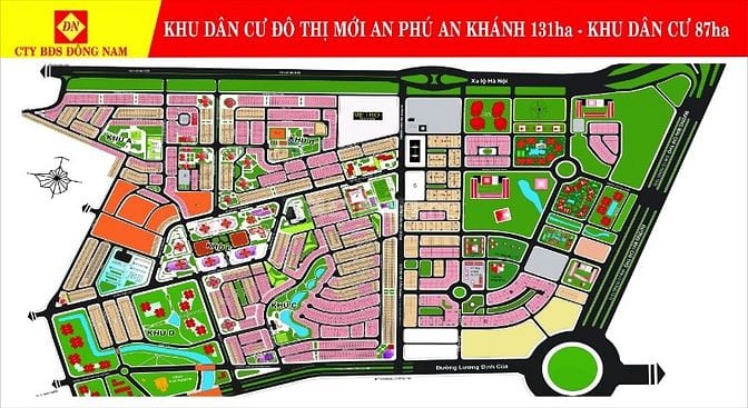Bán Đất An Phú An Khánh, Thủ Đức. Khu D, 5mx 20m =100m, Đ14m, H.ĐB, SH