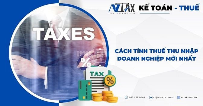 Cách tính thuế thu nhập doanh nghiệp mới nhất 2025