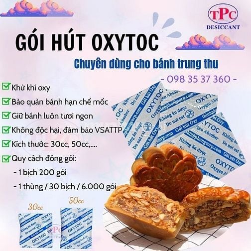 Gói hút oxy - OXYTOC – Giải pháp bảo quản bánh trung thu tối ưu, an to