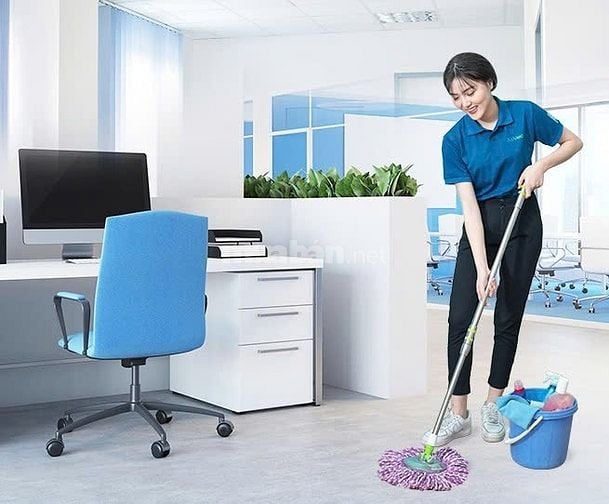 Tạp vụ quét dọn phòng khám tai quận 3