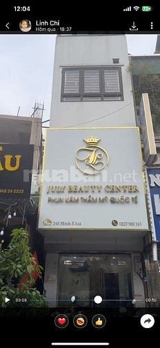 Bán nhà mặt phố Minh Khai, Hai Bà Trưng, 20m2x 5 tầng, hè rộng 