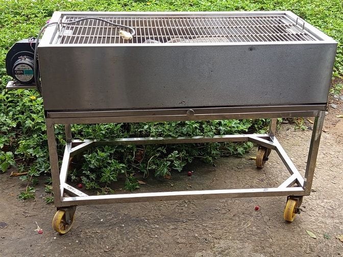 Bán lò nướng than inox kèm quạt thổi gió 