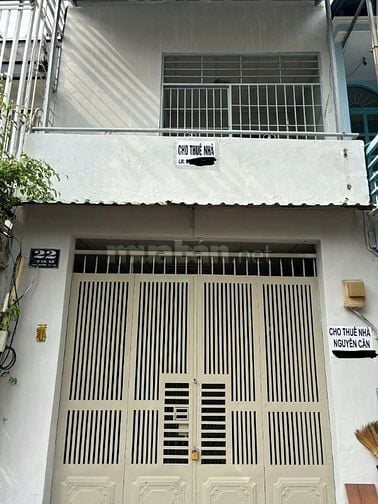 Cho thuê nhà số 22 Phạm Thế Hiển bên hông cầu, P1 Q8. DT 4x14m, 1 lầu