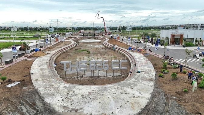 Đất nền sổ đỏ The 826EC, CĐT Hai Thành, mặt tiền đường Long Hậu, gần K