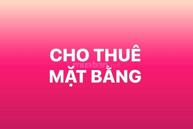 CHO THUÊ MẶT BẰNG ĐƯỜNG SỐ 4, PHƯỜNG AN LẠC A, QUẬN BÌNH TÂN 