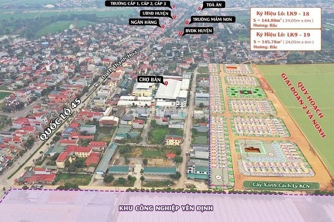 ĐẤT VÀNG SÁT CHỢ - CẠNH KHU CÔNG NGHIỆP YÊN ĐỊNH, THANH HÓA
