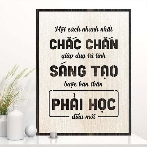 Tranh gỗ 3D cắt lớp – Một cách nhanh nhất chắc chắn giúp duy trì tính 