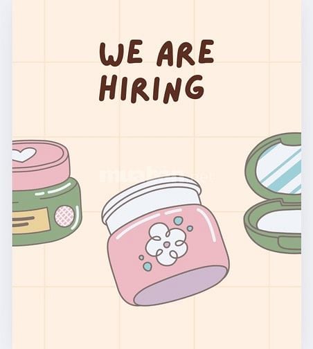 TUYỂN TƯ VẤN BÁN HÀNG CSKH MỸ PHẨM PARTTIME/FULLTIME HCM
