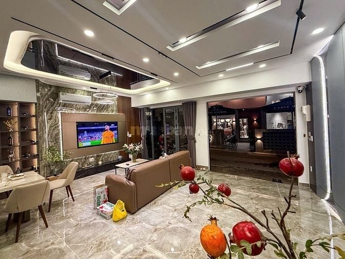 BÁN NHÀ MẶT TIỀN 60M2 4 TẦNG NGANG 6,4M GARA OTO ĐẸP KD ĐỈNH PHAN VĂN