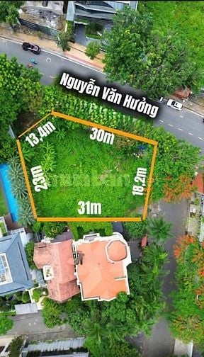 Thảo Điền - Bán đất 2 mặt tiền Nguyễn Văn Hưởng DT 872m2 - 245 tỷ 