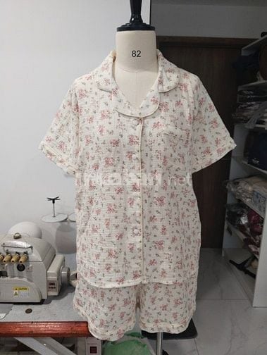 Tuyển thợ ráp thành phẩm chuyên đồ Pijama vải xô muslin đi làm ngay.