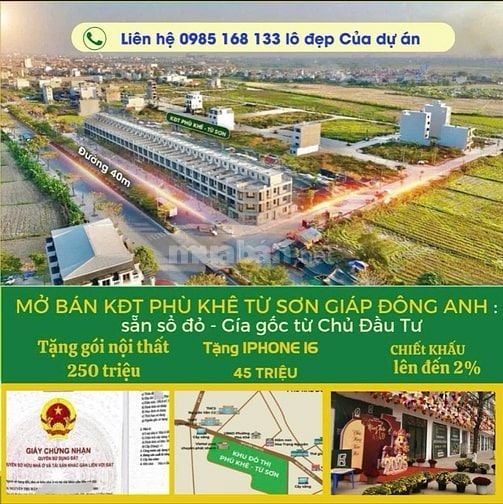 Ra mắt shophouse giáp Đông Anh HN