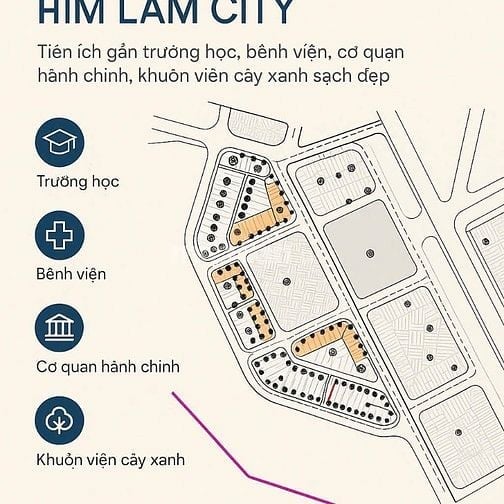 Khu đô thị mới Him Lam trung tâm thành phố 