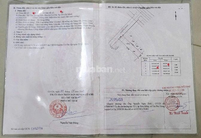 CHỦ GỬI BÁN LÔ ĐẤT -125M2 GIÁ 550TR -Đ.LIÊU BÌNH HƯƠNG TÂN THÔNG HỘI 