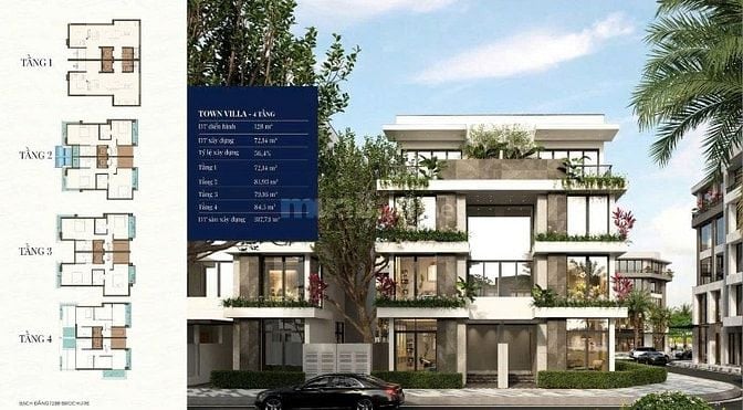 Biệt thự song lập ngay đối diện trung tâm hành chính mới Hải Phòng