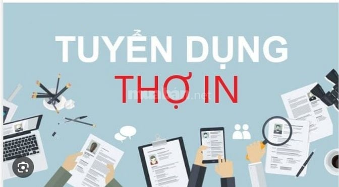 Cần tuyển gấp 1 thợ in chính, máy 4 màu Mitsu 72x102