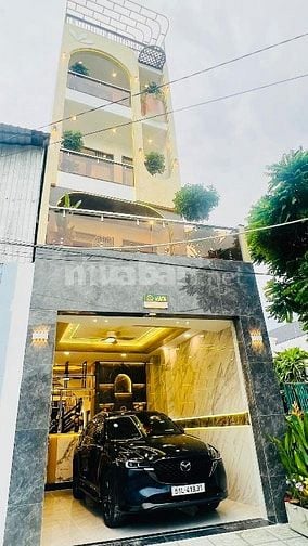 Bán nhà 2 mặt hẻm xe hơi đẹp 4 lầu (4x18) 458/7A Nguyễn Văn Khối p9 Gv