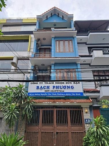  Cho thuê căn nhà 12 Nguyễn Văn Vĩnh, P.4, trệt, 2 lầu, 4,5x15m