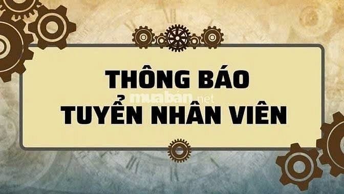 CẦN TUYỂN NHÂN VIÊN PHỤ BÁN HÀNG VÀ GÓI HÀNG