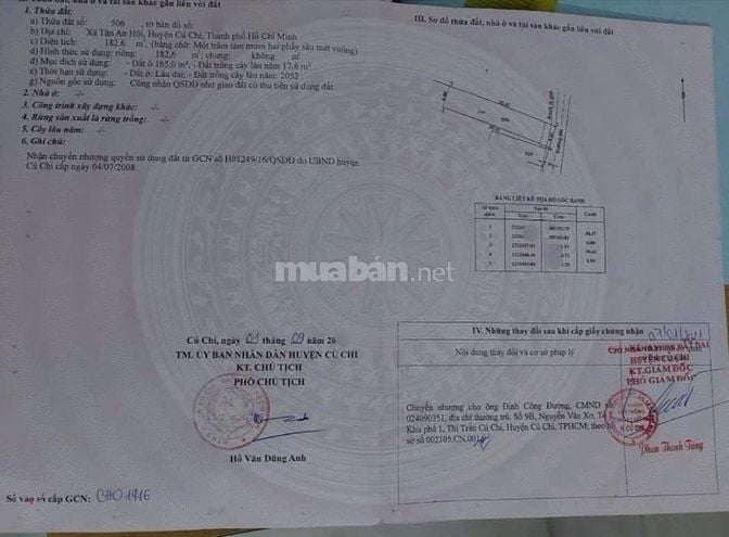 BÁN LIỀN LÔ ĐẤT GIÁ RẺ Ở TÂN AN HỘI-CỦ CHI VỚI GIÁ 450 TRIỆU